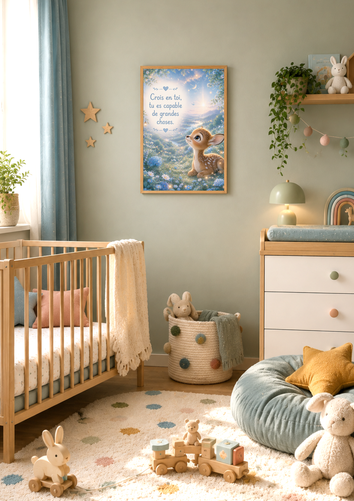 Affiche enfant ♡ Crois en toi, tu es capable de grandes choses