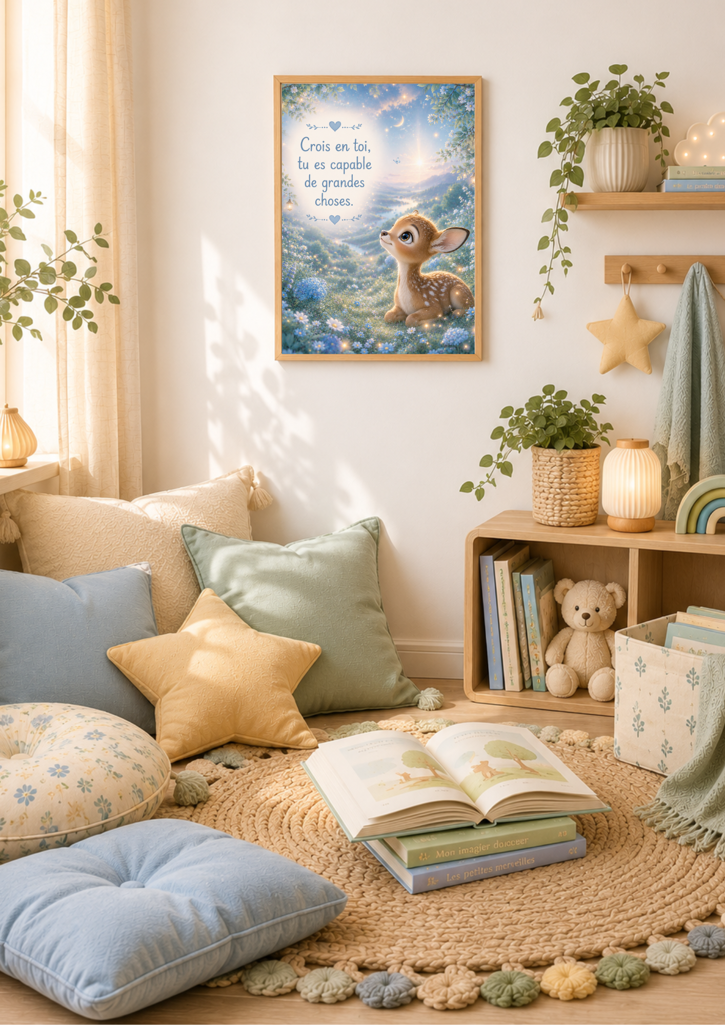 Affiche enfant ♡ Crois en toi, tu es capable de grandes choses