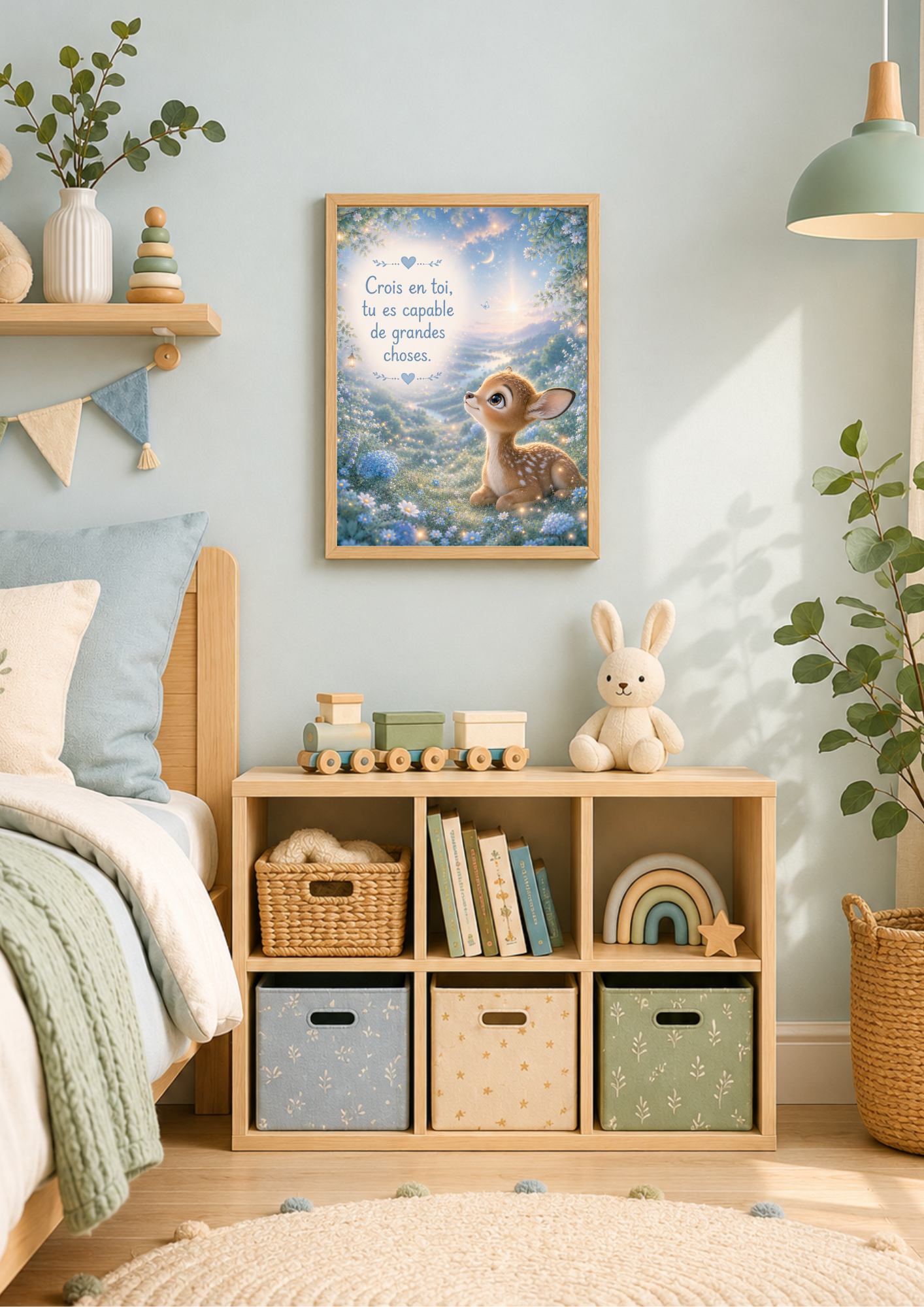 Affiche enfant ♡ Crois en toi, tu es capable de grandes choses