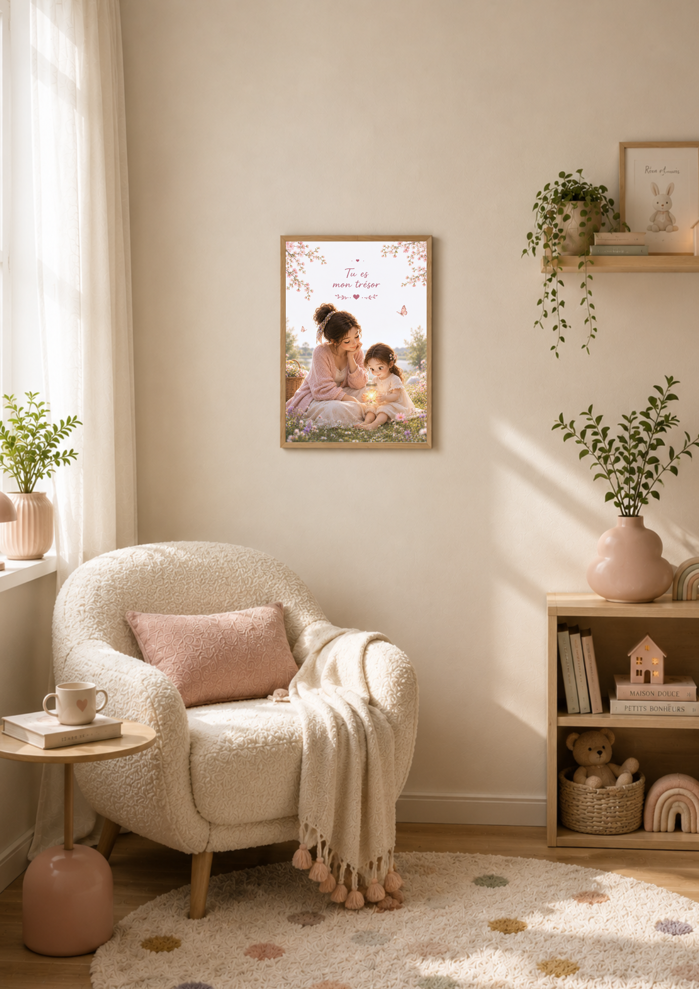 Affiche enfant ♡ Tu es mon trésor